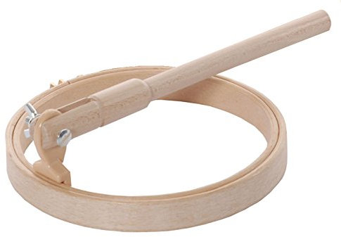 Elbesee 15 cm Wood Hoop & Stalk 6, Brown, 27 x 18 x 6 cm