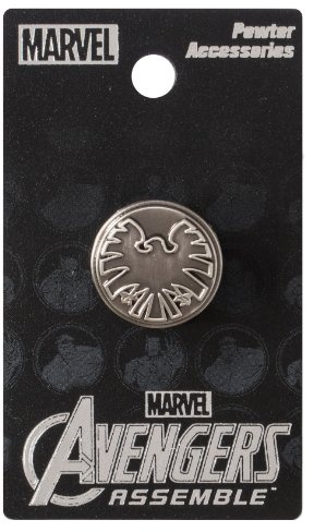 Marvel Avengers Button, Shield-Adlerlogo
