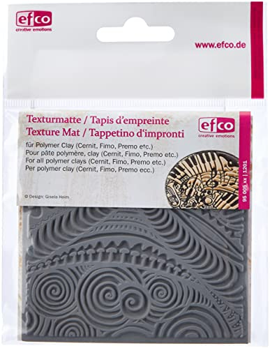 efco Texturmatte, Naturkautschuk, Braun, 9x9x0.3 cm
