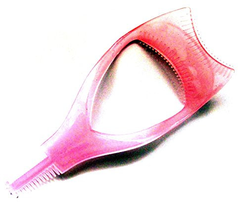 3 in 1 Eyelash Brush Curler Mascara Guard Applicator Tool Stencil Shield Guide