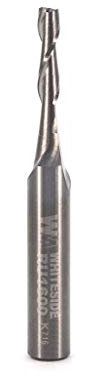 Whiteside Router Bits RU1600 Standard Spiral Bit with Up Cut Solid Carbide 1/8-Inch Cutting Diameter and 1/2-Inch Cutting Length