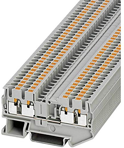 Phoenix Safe CONTACT Durchgangsklemme PT 2,5-QUATTRO, 3209578, Grau