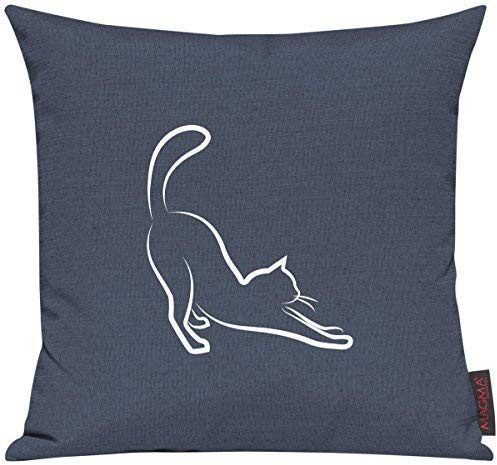 Shirtinstyle Kissenhülle für Auserwählte! Sofakissen Tiere Katze, Farbe blau