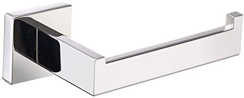 WEARE HOME Porte Papier Toilette en Chrome, Porte Rouleaux De Toilette D'argent Pour Salle De Bain Mont Murage De Tissu De Rangement en Acier Inoxydable