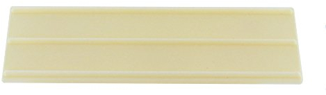 Ausstecher Streifen 22mm PME 106M009 Jem Bänderausstecher Nummer 4, Kunststoff, Ivory, 9 x 2 x 25 cm