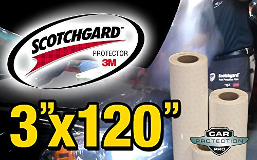 3M Scotchgard Clear Bra Surface Protection Bulk Film Roll 3-by-120-inches by Car Protection Pros