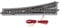 Kato N #6 Remote Left-Hand Turnout (japan import)