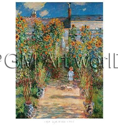 Claude Monet Poster/Kunstdruck Le Jardin de L'Artiste 50 x 70 cm