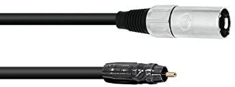 Omnitronic 30225125 XLR Câble adaptateur [1x Cinch-RCA mâle - 1x XLR mâle 3 pôles] 2.00 m noir