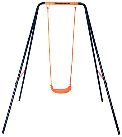 Hedstrom M08656-02 2-in-1 Swing with 5 Point Harness, Blue/Orange