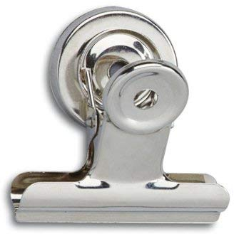 Brief-Klemmer mit Magnet, Breite 50 mm, 2 St./Set, Farbe: nickel