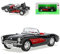 Welly Chevrolet Corvette C1 Cabrio Schwarz 1953-1962 1/24 Modell Auto mit individiuellem Wunschkennzeichen