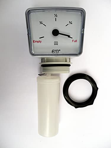 FLOAT GUAGE FOR FUEL/OIL/WATER TANKS. 6 Foot (1.8M). WITH 1.1/2 BSP RETAINING BACK NUT