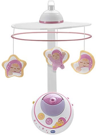 Chicco - 2429100000 - Jouet D'éveil - Mobile Double Projection - Rose First Dreams