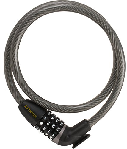 STANLEY Cadenas vélo cable à combinaison 12mm x 900mm 4 chiffres S755-205