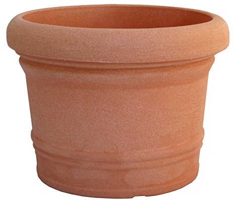 Floralo Pflanztopf Lucca frostsicher, rund, terracotta, 40 xH30 cm