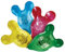 Amscan 450016 - 4 Latexballons Maus, circa 61 cm, Geburtstag, Heliumballon