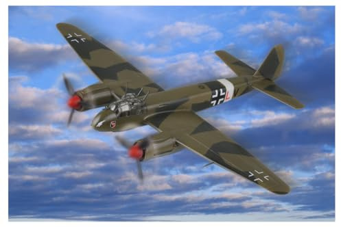 Hobby Boss 80297 Modellbausatz German Ju88 Fighter, Grau