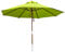 anndora® Sonnenschirm Gartenschirm 3,5 m rund - UV Schutz + Winddach - Apfelgrün/Limette