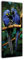 wandmotiv24 Leinwandbild Panorama Nr. 430 Blaue Aras 100x40cm, Keilrahmenbild, Bild auf Leinwand, Papagei, Vogel, Macaw