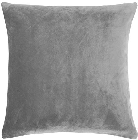 PAD - Kissenhülle - Kissenbezug - Smooth - Nicki - Light Grey/hellgrau - 40 x 40 cm