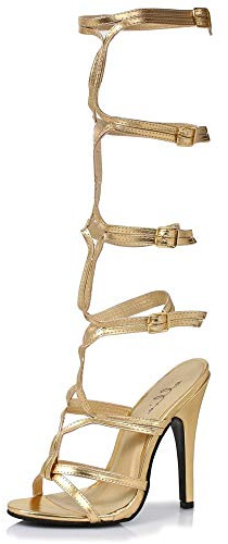 Ellie Shoes Women's 510 Sexy Gladiator Sandal, Gold, 7 M US