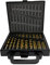 GERMANIA HSS Bohrer Set 90-tlg. 1-10,2 mm in Industriequalität aus Metall im Alu-Koffer