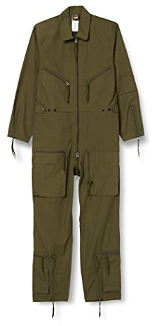 Mil-Tec - Tuta da Aeronautica Militare Stile BW, Verde (Oliva), 50