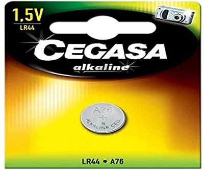 Cegasa 21488 - Batteria alcalina lr44 1,5v-bt