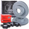 ZIMMERMANN Bremsenset Vorderachse inkl. Bremsscheiben Belüftet Ø 324 mm + Bremsbeläge vorne Kompatibel mit BMW 5er (E60), 5 Touring (E61), 6 (E63), 6 Cabriolet (E64)