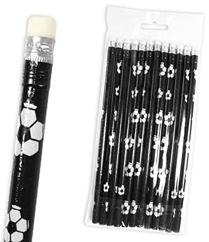 LG-Imports Fußball Bleistifte, 12 Stk