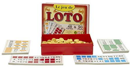 Ferriot Cric Sa - 1050 - Coffret Loto - 90 Pions - 48 Cartes