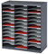 Paperflow Aktenschrank 803.11 Ordnungsmappe, 36 Fächer, stapelbar/aneinanderstellbar, Polystyrol, Anthrazit