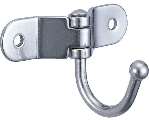 Schmetterlings-Eckhaken Höhe 36 mm Tiefe 41,7 mm Abstand 48 mm Breite 64 mm Ausführung poliert Material: Edelstahl Sugatsune