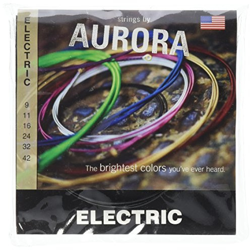 Aurora Strings Premium AURBL9-42 AURBL9-42 Nickel Plated Bass Guitar Strings, Light