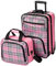 Rockland Ensemble de valises Droites Souples Tendance, Croix Rose, Taille Unique, Ensemble de valises Droites Souples Tendance