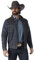 Wrangler Herren Gefütterte Western-Jeansjacke im Cowboy-Schnitt Mantel, Denim/Decke, XL