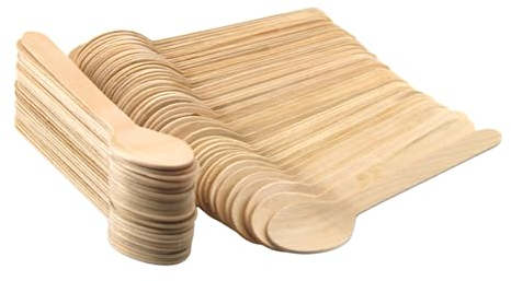 Enpack Holzlöffel 1000 Stück - Einwegbesteck Löffel 160mm - 100% umweltfreundliches Holzbesteck Einweg - Nachhaltige Einweg Löffel - Suppenlöffel Eislöffel Esslöffel Einmalbesteck - wooden spoon