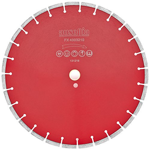 AUSONIA - 50432 PROFI DIAMANTSCHEIBE MIT DPS-TECHNOLOGIE FÜR ALTE BETONBÖDEN, 400 MM, HÖHE 10 MM, LOCH FLEXIBEL 25,4/30, KRONENDICKE 3,2 MM. NASSSCHNITT