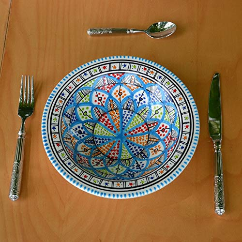 Lot de 6 assiettes Tebsi Bakir Royal - D 23 cm