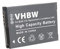 vhbw batteria compatibile con Samsung EX1, TL320, TL500 fotocamera digitale DSLR (700mAh, 3,6V, Li-Ion)