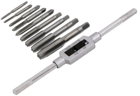 Neilsen CT1467 10pc Tap Set with Tap Wrench M2.5 M3 M4 M5 M6 M7 M8 M10 M12