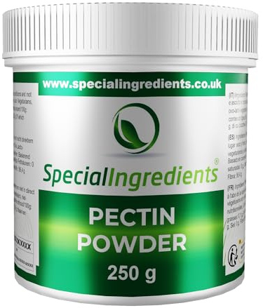 Pectin Powder 250g Premium Quality Ideal for Making Jam, Marmalades, Chutneys, Fruit Jellies & Cake Fillings, European, Non-GMO, Gluten Free – Recyclable Container - BRCGS/GFSI Certified.
