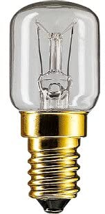 5 X PHILIPS 25 WATT E14/SES OVEN LAMP LIGHT BULB 300 DEGREES - SMALL SCREW CAP FITTING