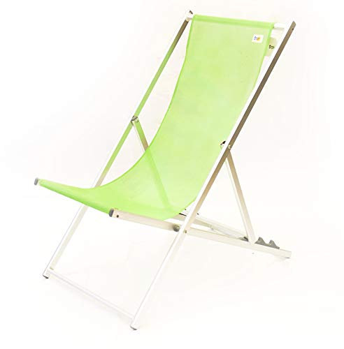 Huatong STC0860 Liegestuhl, Lounge Text, Grün, 58 x 128 x 48 cm