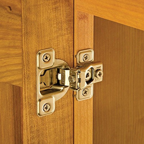 Salice® excen-three bisagras, 106, 12,7 mm, 1/2 de apertura de grado Overlay