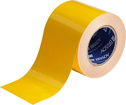 Brady Toughstripe Solid Color Ribbon, 101,60mm x 30,48m, Gelb