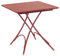 Emu 309074400N Pigalle Klapptisch 907, 76 x 76 cm, pulverbeschichteter Stahl, rot