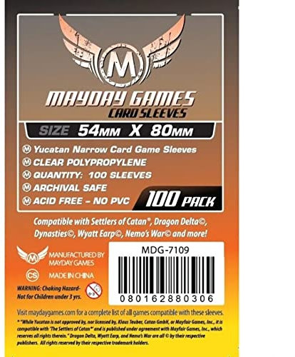 Mayday Games Yucatan Schmale Kartenspielhüllen