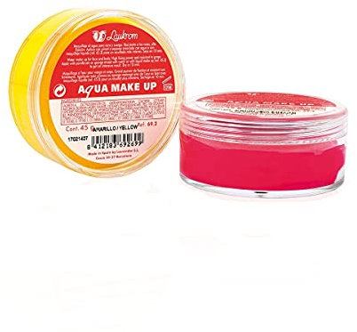 Laukrom Aqua Make Up Tarro, Color Amarillo - 43 gramos